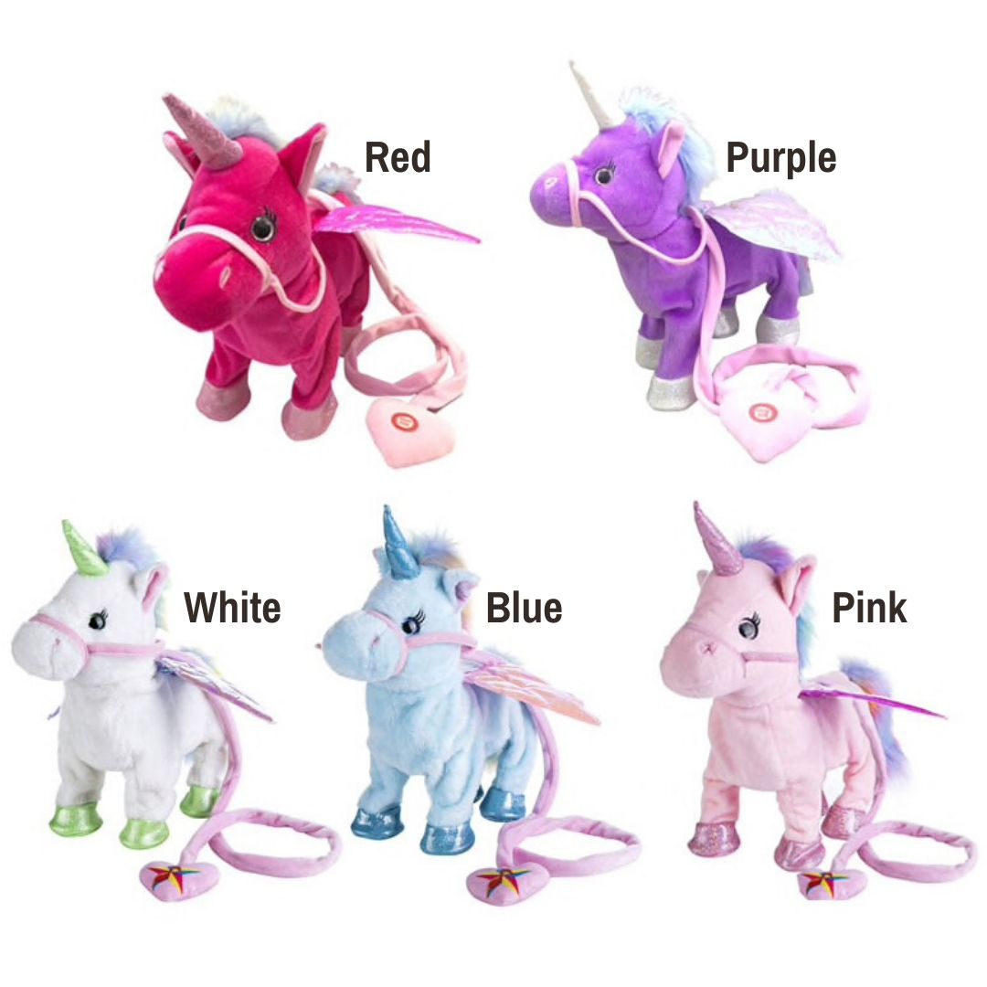 walking unicorn toy